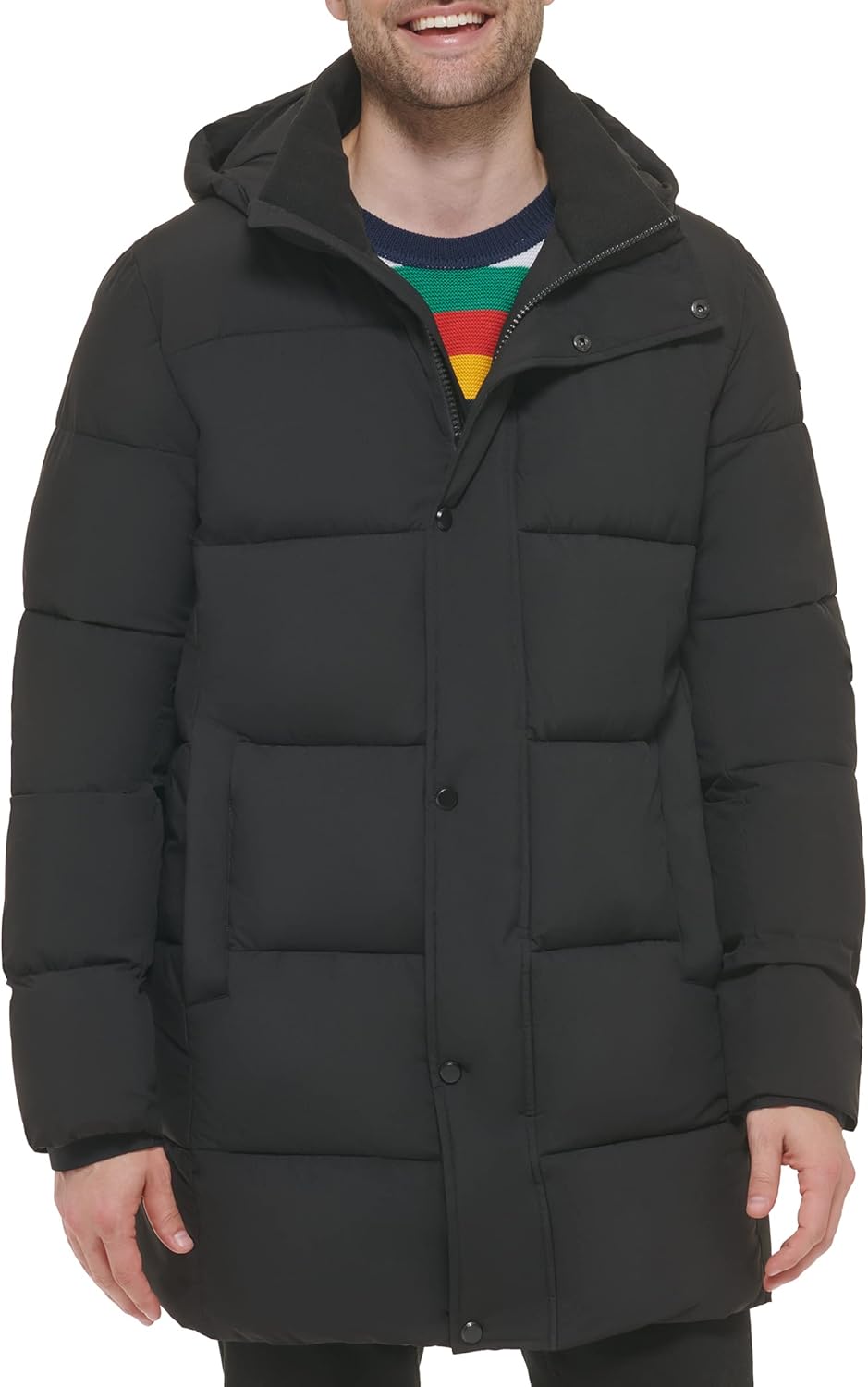 Mens Modern Outdoor Stretch Puffer Jacket