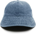 Women Denim Wide Brim Baseball Cap - Foldable & Adjustable Summer Sun Hat - Casual Sports Bucket Hat