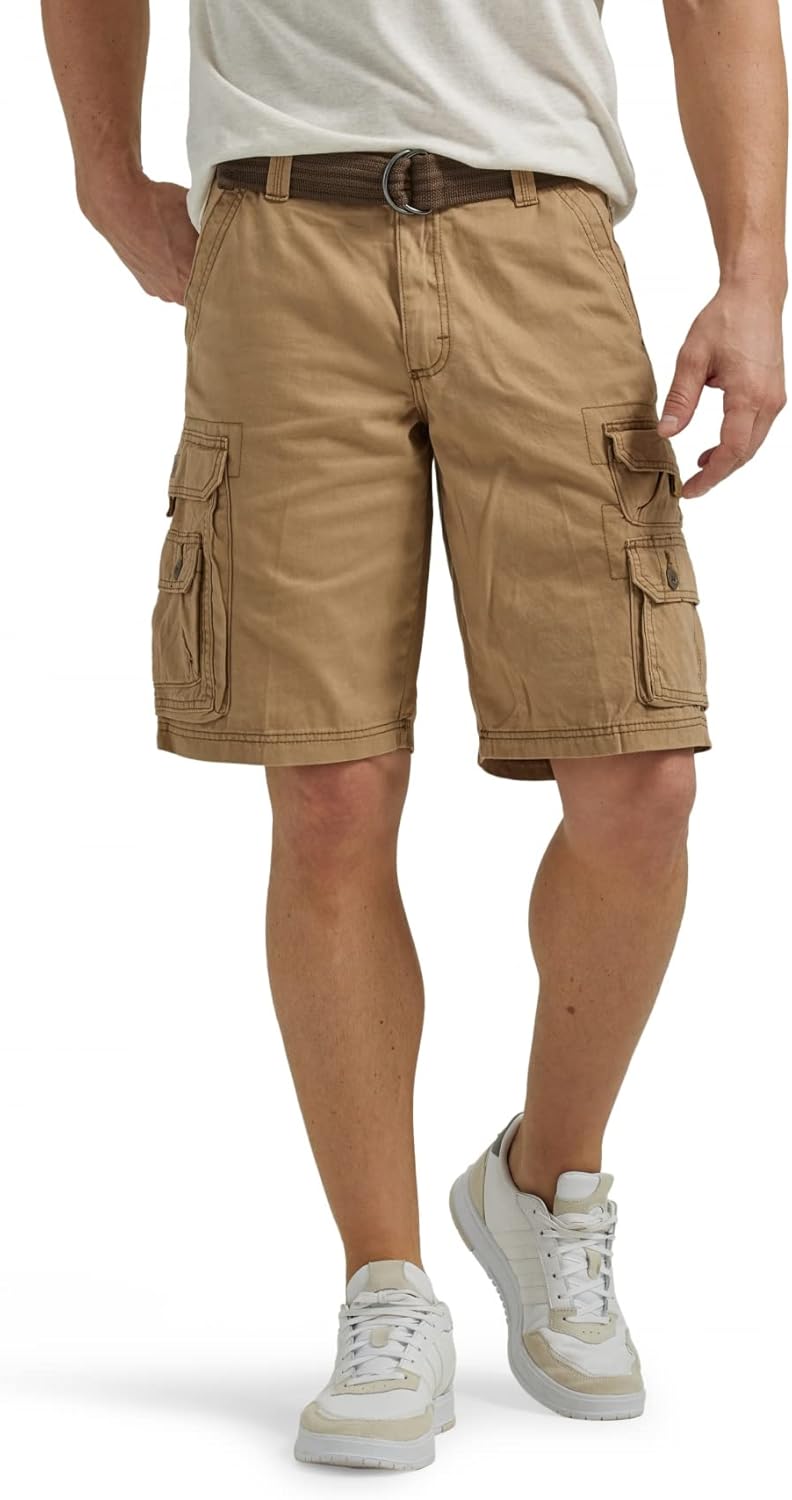 men Big & Tall Dungarees Belted  Cargo Short