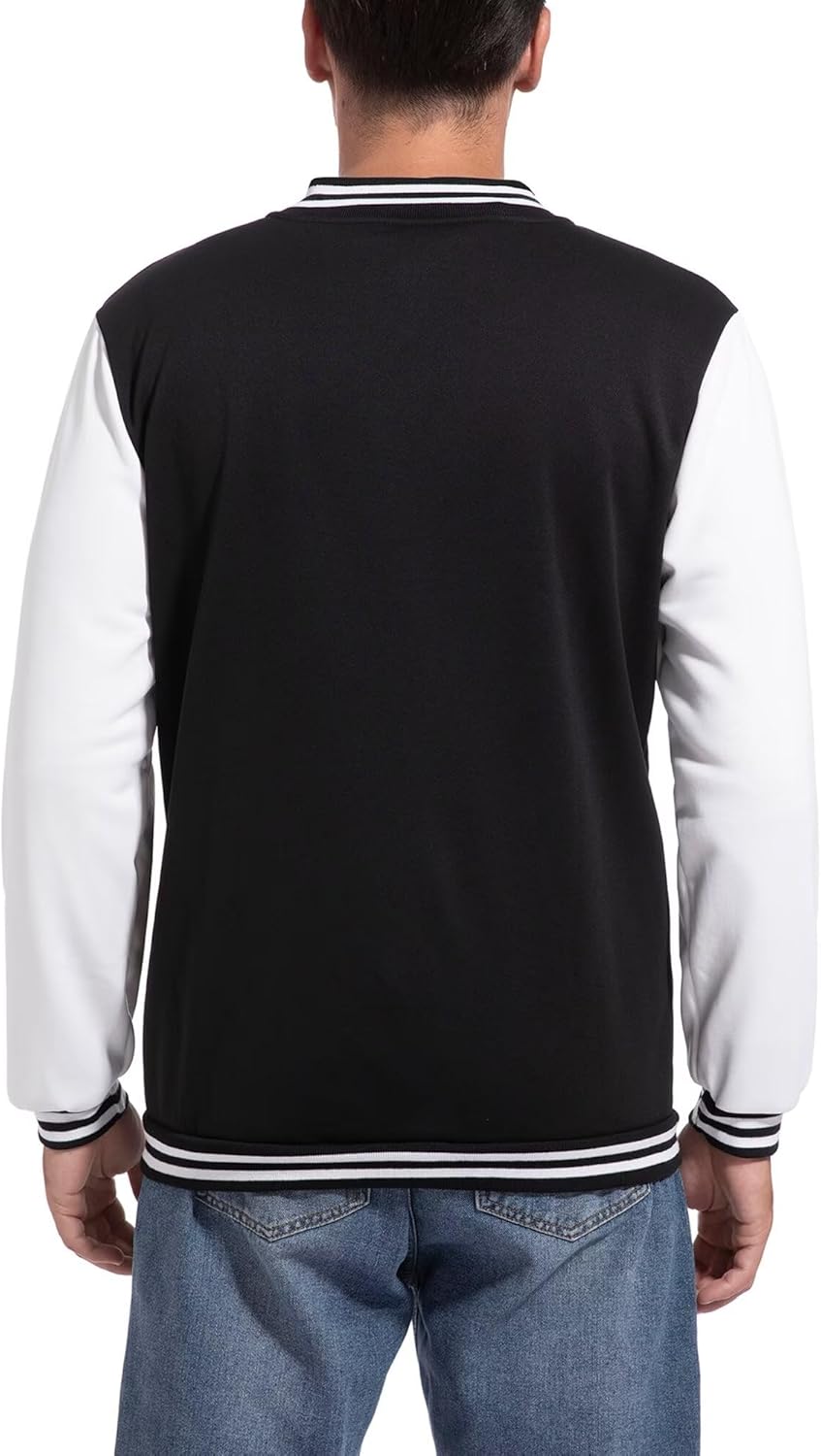 Men Varsity Baseball Jacket Causal Slim Fit Varsity Letterman Jacket Boys Bomber Jackets