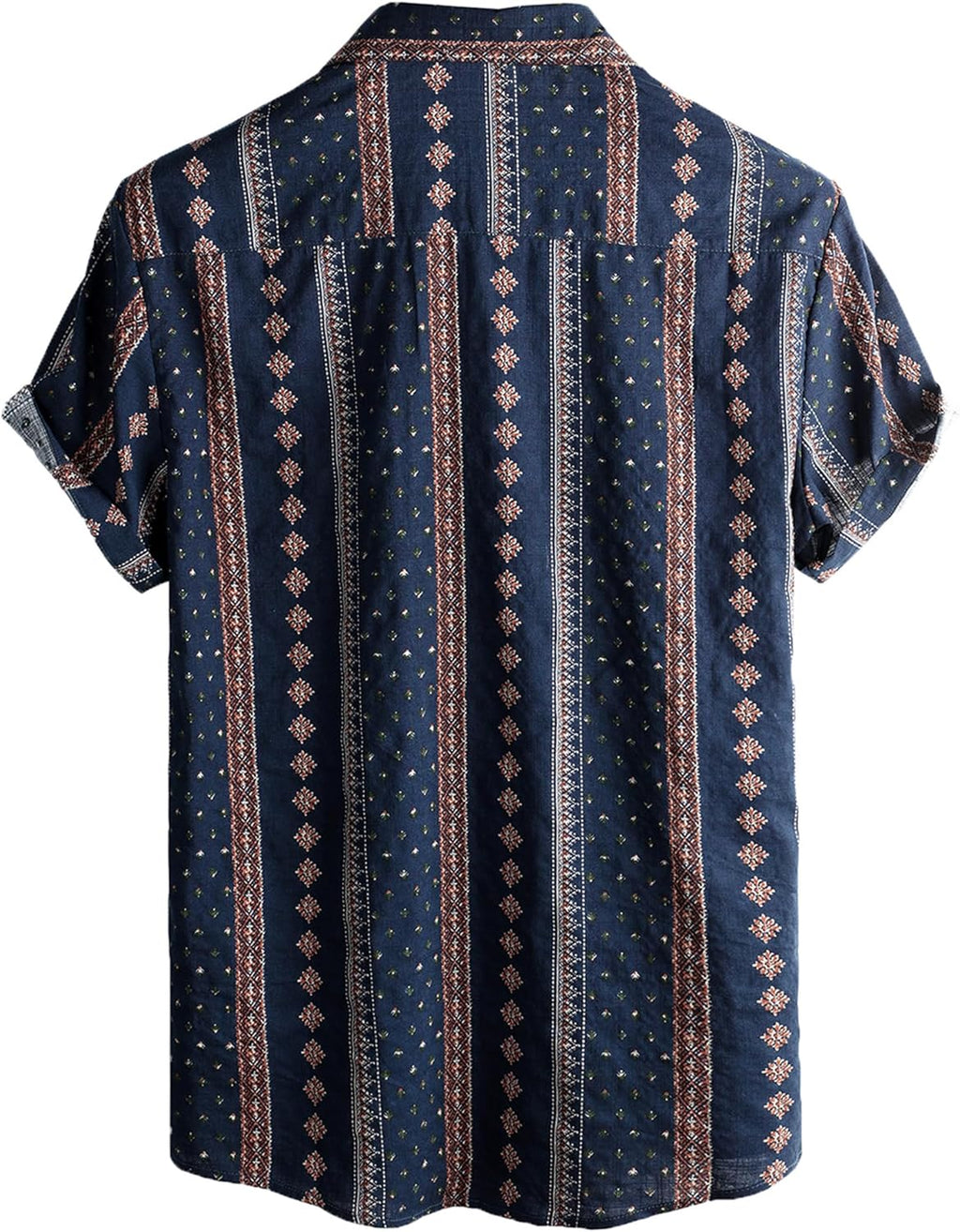 Men Casual Hawaiian Floral Shirts Short Sleeve Button Down Tropical Shirts Beach Summer Shirts