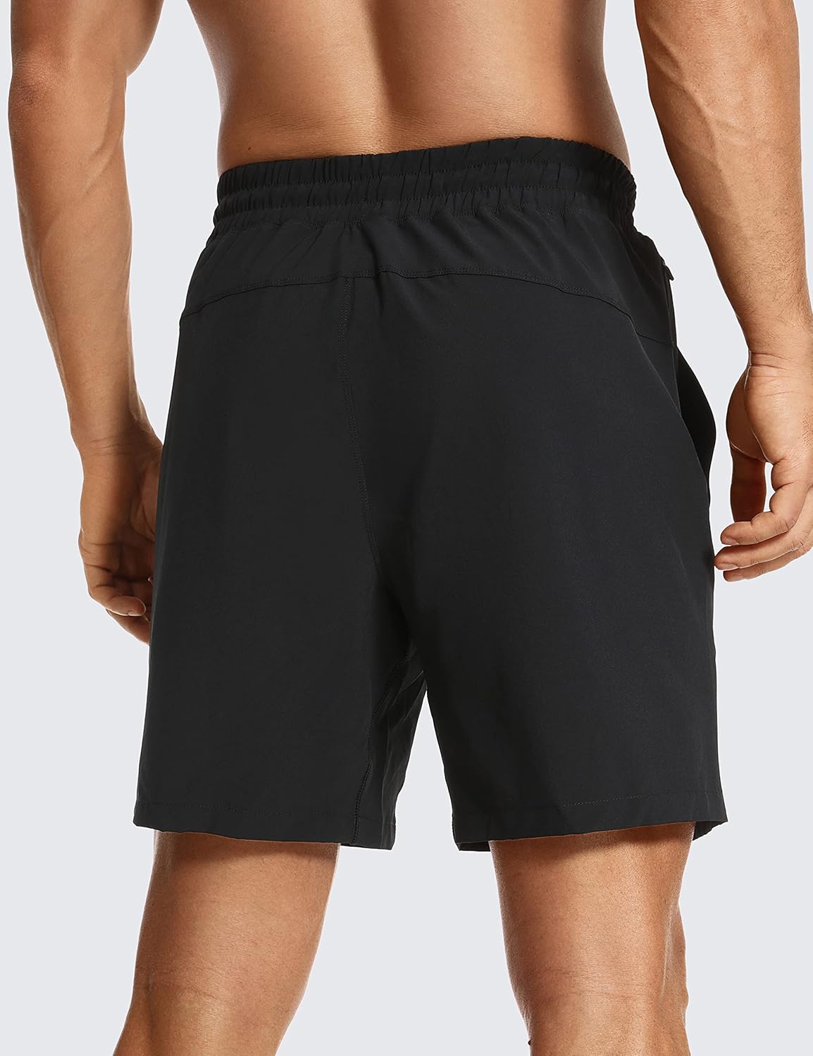 men Linerless Workout Shorts - 7'' Quick Dry for Running Sports Athletic Gym with Pockets