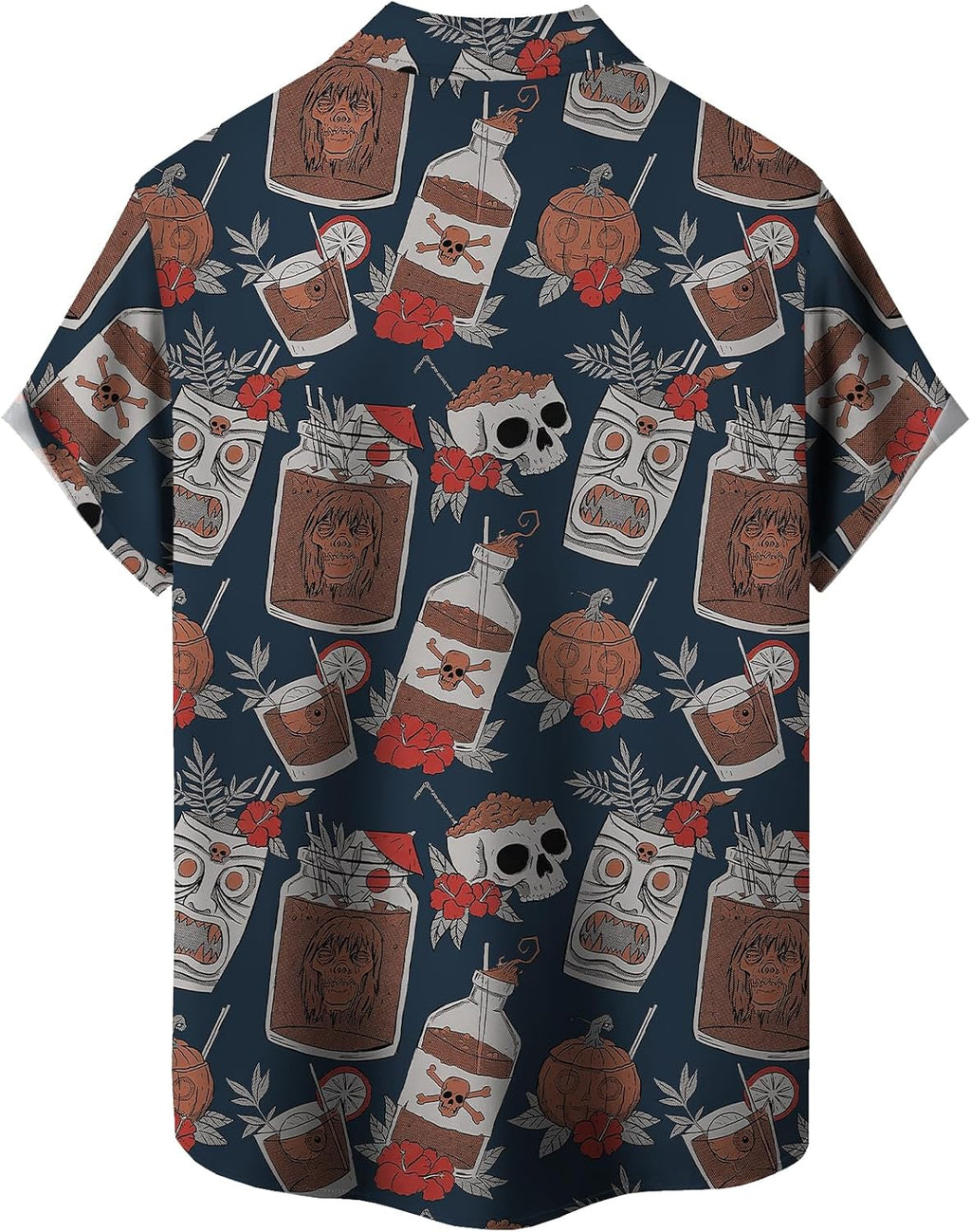 Men Short Sleeve Button Down Shirts Casual Printed Button Up Shirts Hawaiian